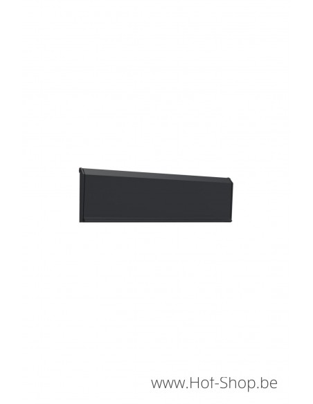 Clapet de boîte aux lettres type 505 RAL 9005 - Clapet de boîte aux lettres eSafe en aluminium