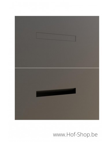 Klep Seamless Integra 400 NG Brut  - briefplaat aluminium