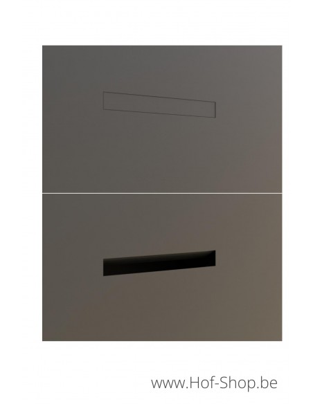 Klep Seamless Integra 400 NG Brut  - briefplaat aluminium