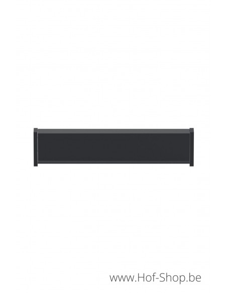 Brievenbusklep type 515/300 RAL 9005 - eSafe briefplaat aluminium