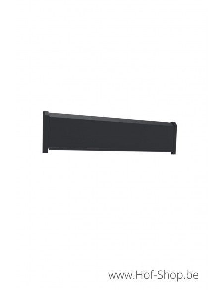 Brievenbusklep type 515/300 RAL 9005 - eSafe briefplaat aluminium