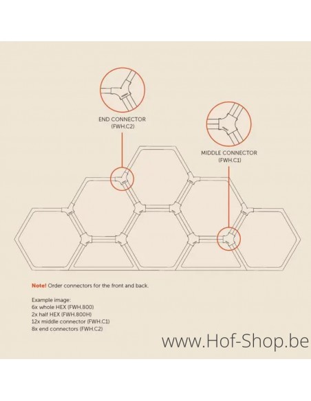 Hex 91,5 x 40 x 40 cm - Adezz houtopslag in cortenstaal