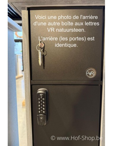 Postpakket 2 bouchard - boîte à colis en pierre bleue