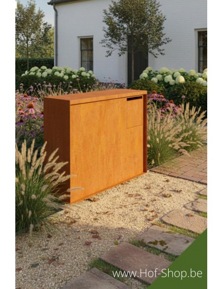 Murus - Geroba boîte à colis en acier corten
