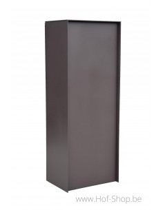 Dropbox Small RAL 8019 - pakketbus aluminium
