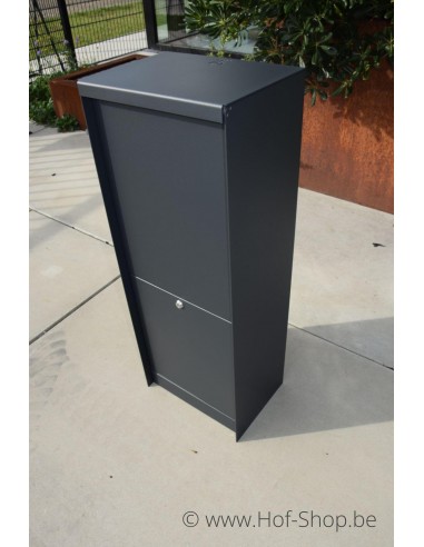 Dropbox Small RAL 7016 - eSafe pakketbus aluminium