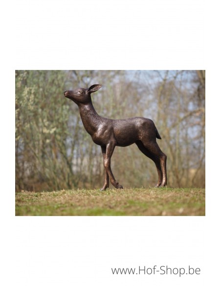 Hertenkalf - bronzen beeld (B1408-3)