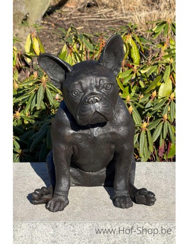 Franse bulldog - bronzen beeld (BS1412B)