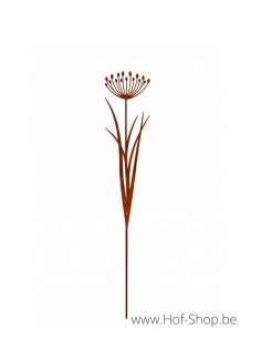 Paardenbloem - metalen figuur in ecoroest (MD70106)