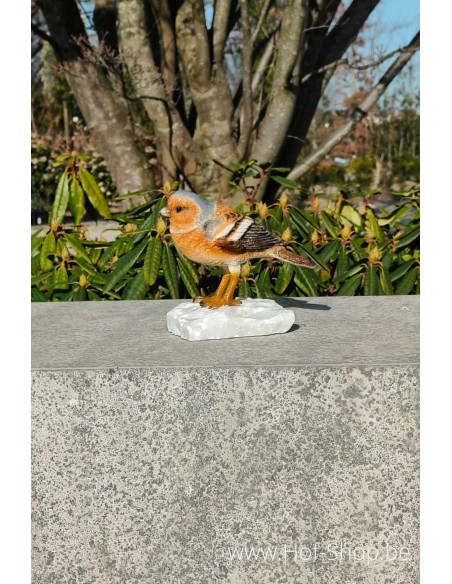 Vink gekleurd - bronzen beeld (BS1541C)