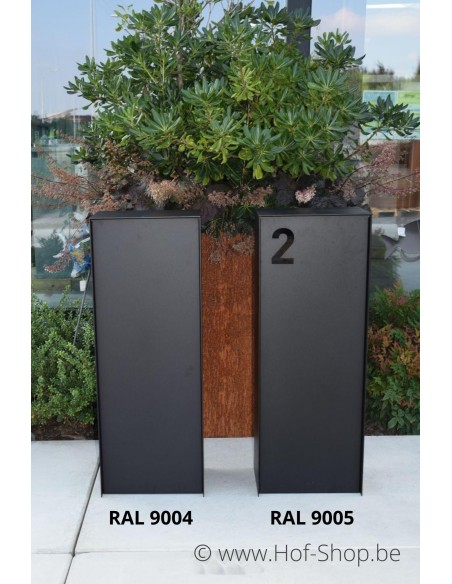 Dropbox Small Back Door met RAL-kleur naar keuze - pakketbus aluminium