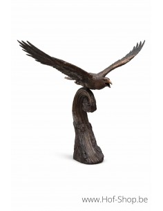 Arend op golf - bronzen beeld (B1574)