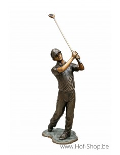 Golfer - bronzen beeld (B888)