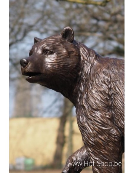 Maman ours - sculpture en bronze (B1478-1)