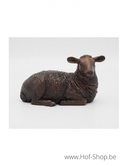 Mouton couché - statue en bronze (BS1458B)