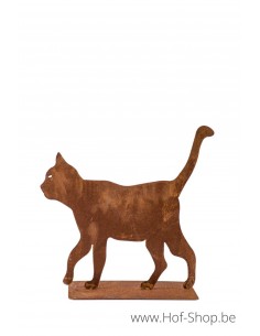 Chat qui cour - figurine en métal Ecorouille (MD14049)