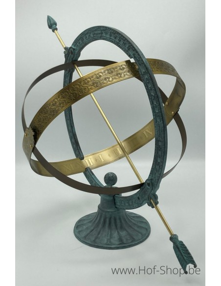 Cadran solaire - statue en bronze (GA1673BR-V)