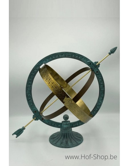 Cadran solaire - statue en bronze (GA1673BR-V)