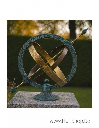 Cadran solaire - statue en bronze (GA1673BR-V)
