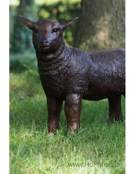 Lammetje - bronzen beeld (B73017)