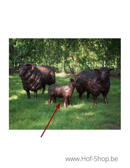 Agneau - statue en bronze (B73017)