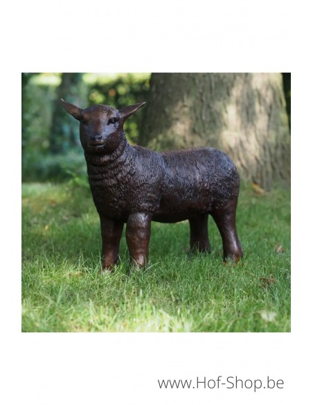 Lammetje - bronzen beeld (B73017)