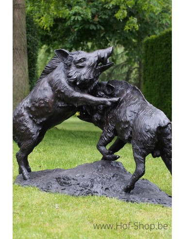 Sanglier - statue en bronze (PB61075)