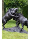 Sanglier - statue en bronze (PB61075)