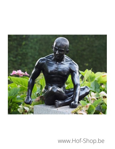 Homme Assis - statue en bronze (BS1482B)