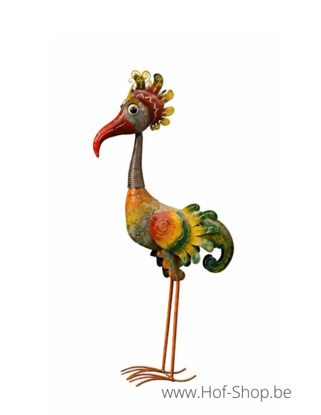 Grappige vogel - metalen figuur (MD16247)
