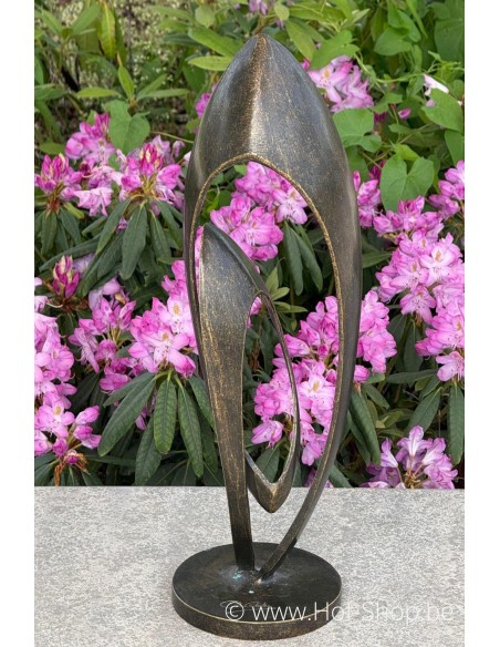 Sculpture moderne 'Endless' petite - statue en bronze (AN2682BR-BI)