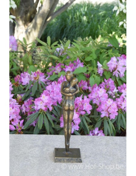 Couple d'amoureux modernes - statue en bronze (AN2702BR-BI)