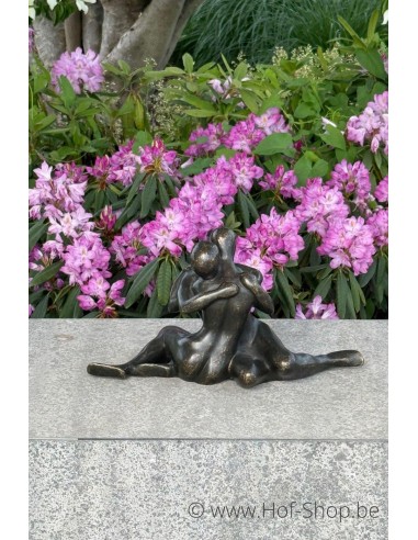Couple d'amoureux modernes - statue en bronze (AN2125BR-BI)
