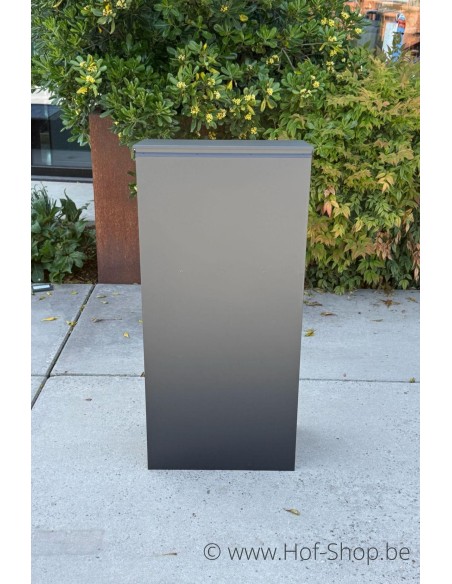 Allux 600 LARGE antracite Front Door rukolock - boîte à colis