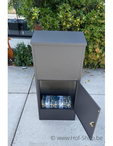 Allux 600 LARGE antracite Front Door rukolock - boîte à colis