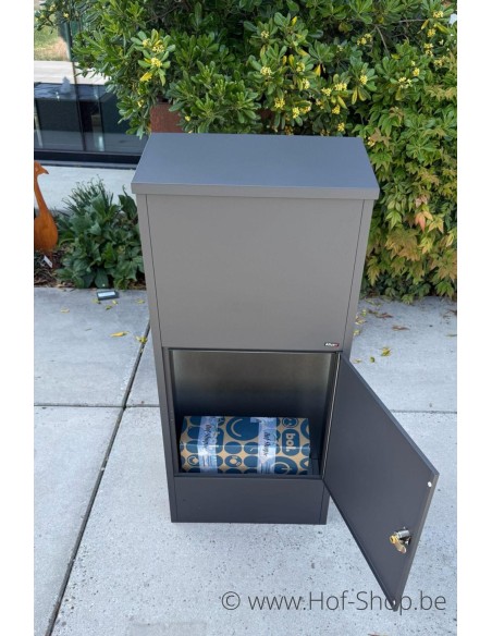 Allux 600 LARGE antracite Front Door rukolock - boîte à colis