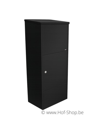 Allux 600 LARGE noir Front Door rukolock - boîte à colis