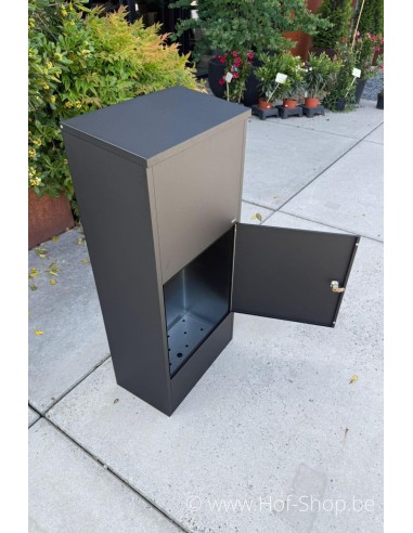 Allux 600 LARGE noir Front Door rukolock - boîte à colis