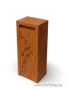 Boîte aux lettres Libus à motif Bambou - Geroba en acier Corten