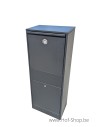 Como Front Door zwarte brievenbus - Palu aluminium pakketbus