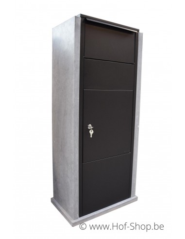 OUTLET Hannover Modèle 1 gris-noir - boîte à colis en pierre bleue