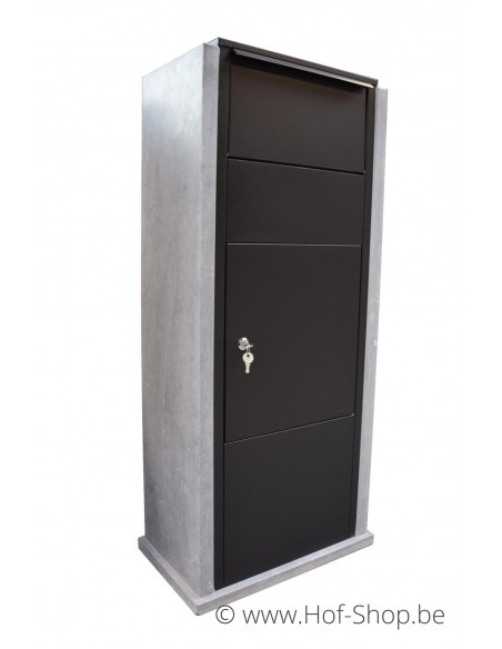 OUTLET Hannover Modèle 1 gris-noir - boîte à colis en pierre bleue