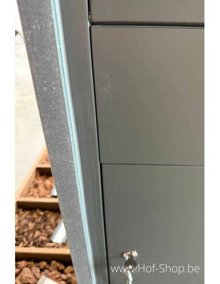 OUTLET Hannover Modèle 1 gris-noir - boîte à colis en pierre bleue