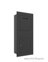 Intrabox Mechanical RAL 9005 - boîte aux lettres encastrée ONZO