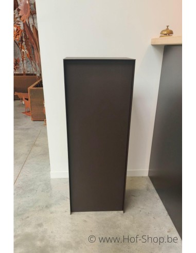 Dropbox Small Back Door ONZO-kleur Espresso Black - pakketbus aluminium
