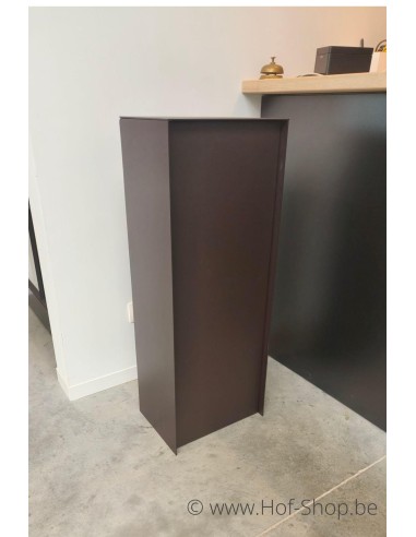 Dropbox Small Back Door ONZO-coleur Espresso Black - pakketbus aluminium - ONZO boîte à colis aluminium