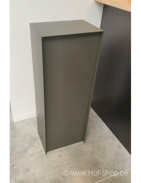 Dropbox Small Back Door ONZO-coleur Black Olive - pakketbus aluminium - ONZO boîte à colis aluminium