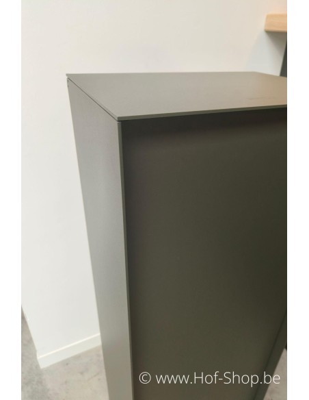 Dropbox Small Back Door ONZO-coleur Black Olive - pakketbus aluminium - ONZO boîte à colis aluminium