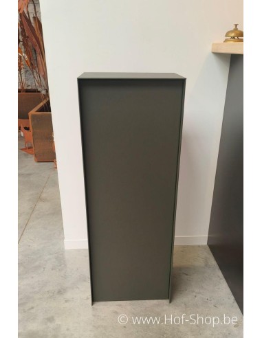 Dropbox Small Back Door ONZO-kleur Black Olive - pakketbus aluminium