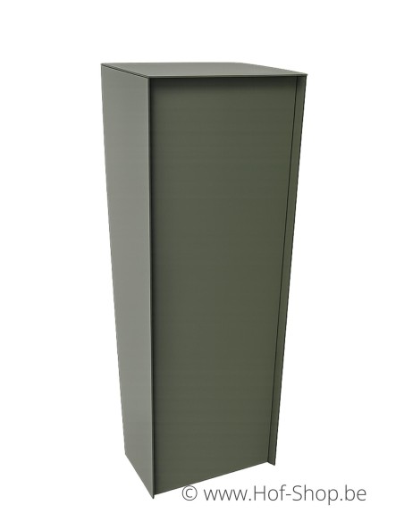 Dropbox Small Back Door ONZO-kleur Black Olive - pakketbus aluminium